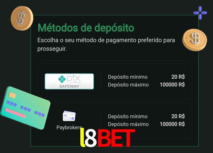 O cassino l8bet oferece uma grande variedade de métodos de pagamento